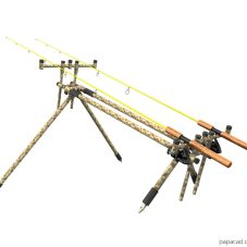 3D models fishing rod stand Diy project
